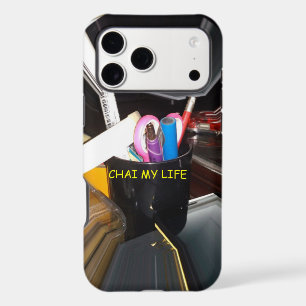 Abstract Still Life Tea Mug Office Stationary Art iPhone 17 Pro Max Case
