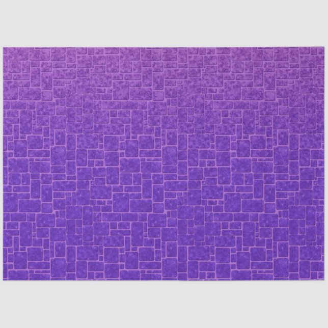 Abstract stone texture bricks decor ornamental pur tissue paper (Front)