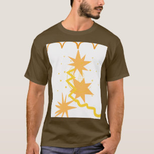 ABSTRACT STRARBURST GRAPHIC ART T-Shirt