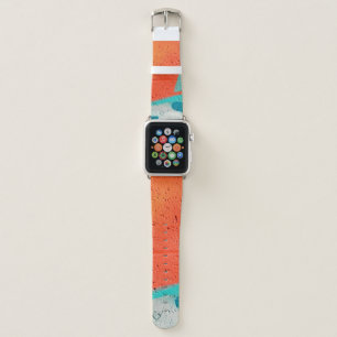 Abstract street art spray paint texture background apple watch band