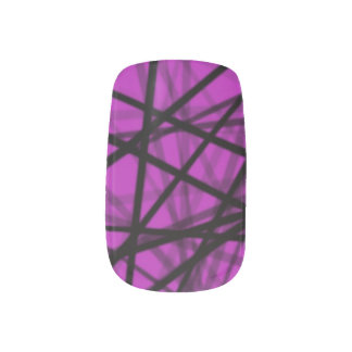Abstract String Art Minx Full Nail Art Decals
