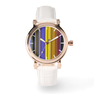 Abstract Stripes Design 1 Watch