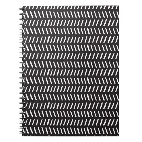Abstract Stripes Horizontal Vintage Background Notebook