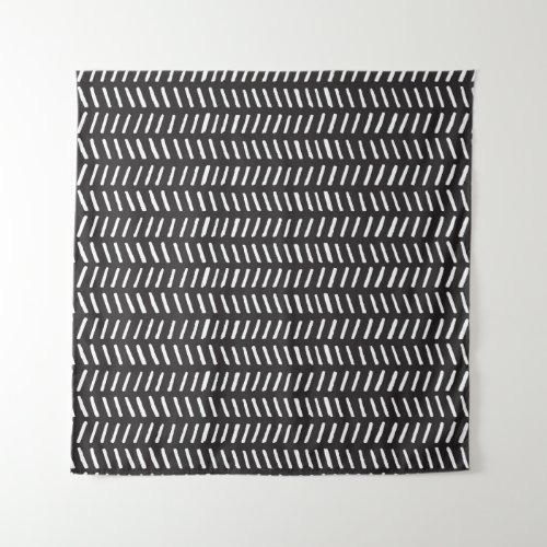 Abstract Stripes Horizontal Vintage Background Tapestry