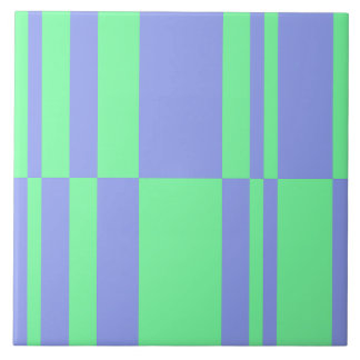 Abstract Stripes (Large Scale) Ceramic Tile