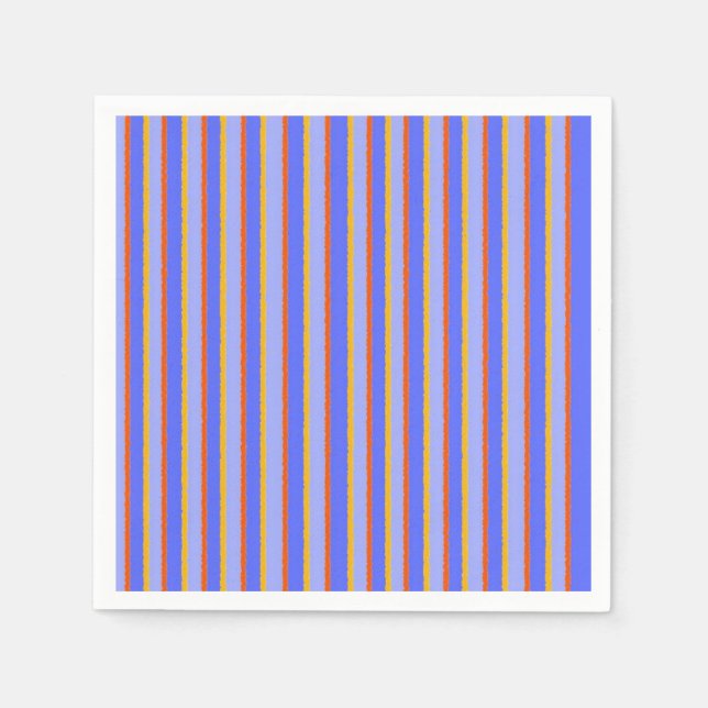 abstract stripes modern art napkins (Front)