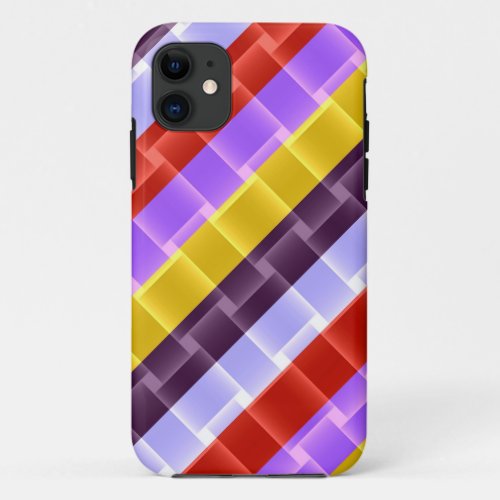 Abstract Stripes Pattern iPhone 11 Case