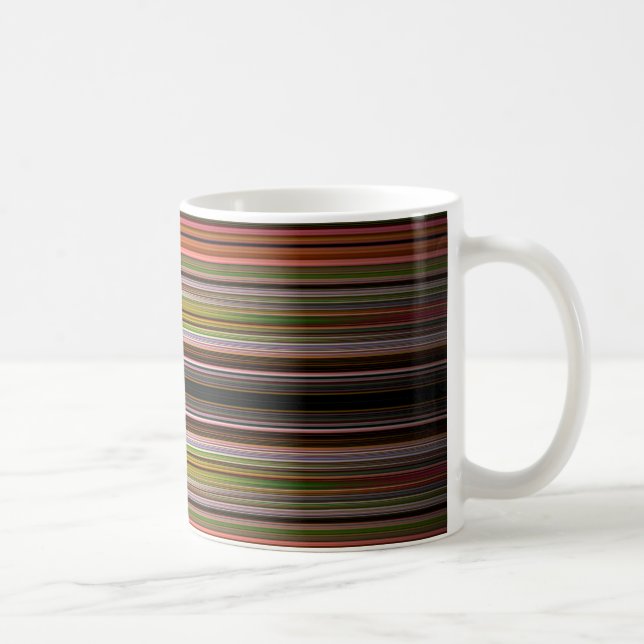 Abstract stripes pattern coffee mug (Right)