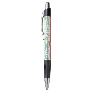Abstract Stripes Vertical Pattern Pen