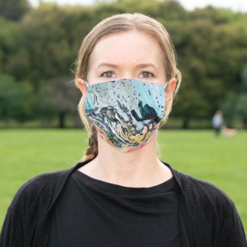 Abstract Structure Adult Cloth Face Mask