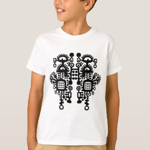 Abstract Structure - Black and White T-Shirt