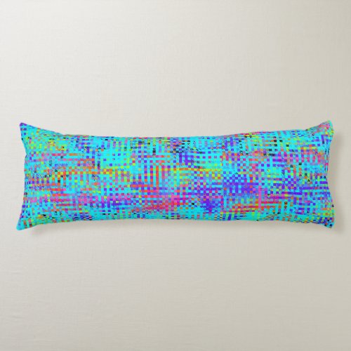 Abstract Structured Chaos Body Pillow