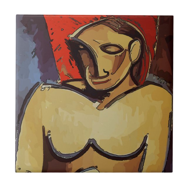 Abstract Style Spanish Tile (Front)