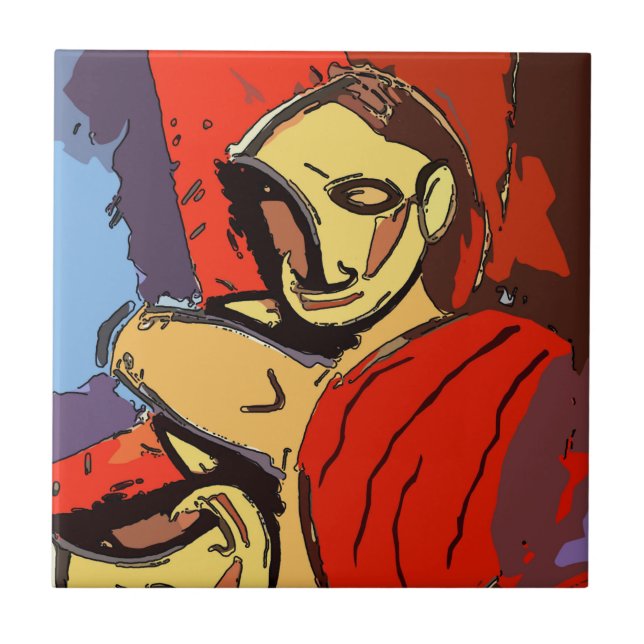 Abstract Style Spanish Tile (Front)