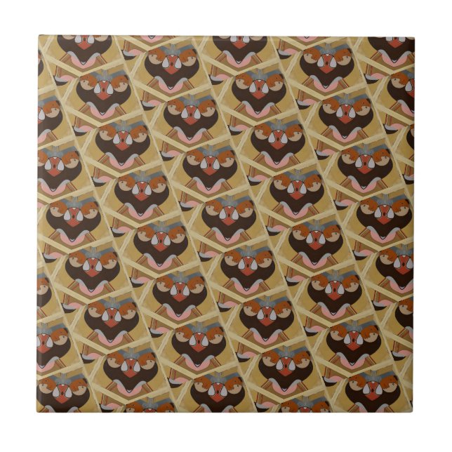 Abstract Style Spanish Tile (Front)