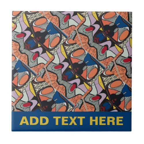 Abstract Style Spanish Tile