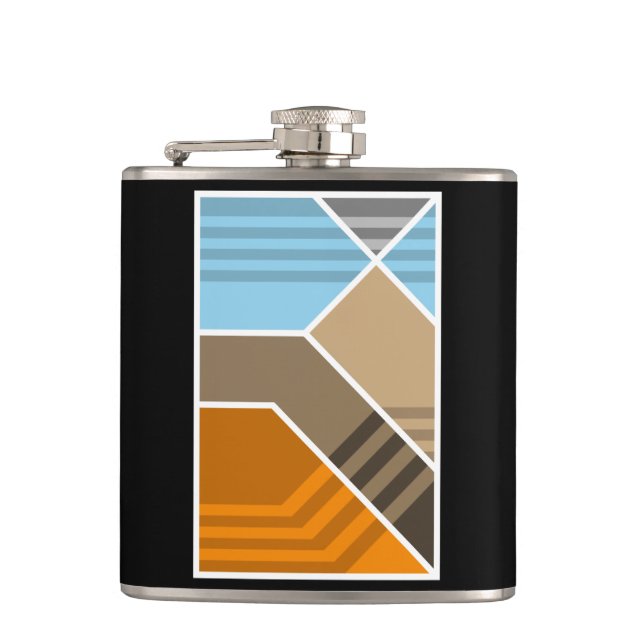 Abstract Subduction Zone Hip Flask (Front)