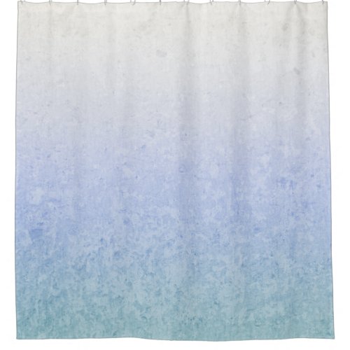Abstract Subtle Grunge Turquoise Blue Yellow Shower Curtain