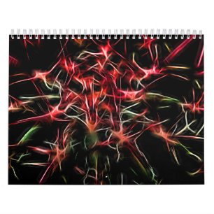 Abstract Succulent Plant Calendar
