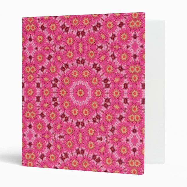 abstract summer 3 ring binder (Front/Inside)