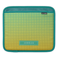 Abstract Summer Citrus Color Blend Personalized iPad Sleeve