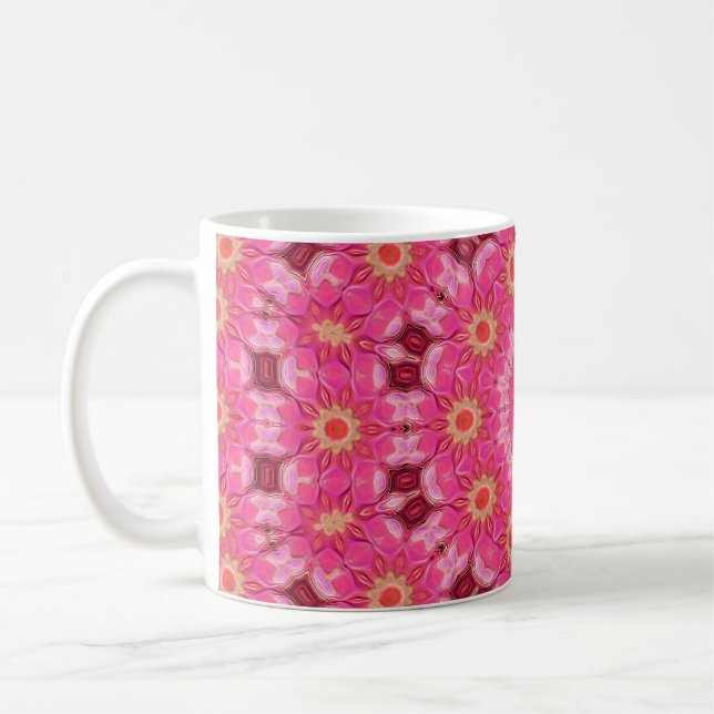 abstract summer coffee mug (Left)