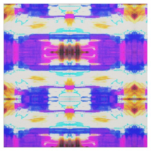 Abstract Summer Color Fabric