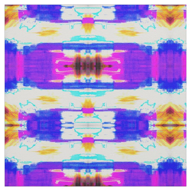 Abstract Summer Color Fabric (Swatch)
