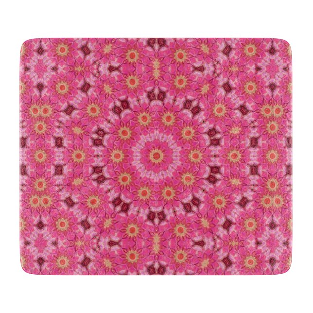 Abstract summer cutting board (Front)