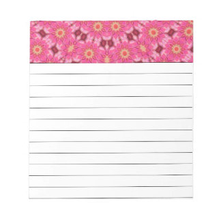 Abstract summer notepad
