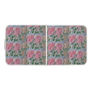 Abstract Summer Roses Picnic Table