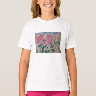Abstract Summer Roses T-Shirt