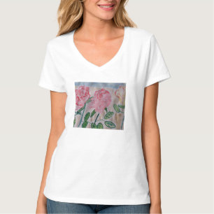 Abstract Summer Roses T-Shirt