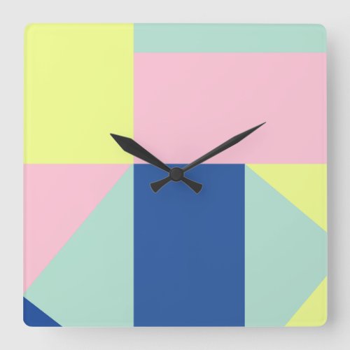 Abstract Summer Vibes Clock