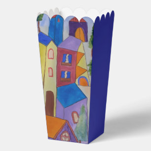 Abstract Summer Village Favor Boxes