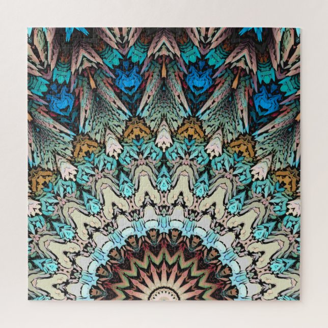 Abstract Sun Rays Jigsaw Puzzle (Vertical)