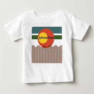 Abstract Sundown  Baby T-Shirt