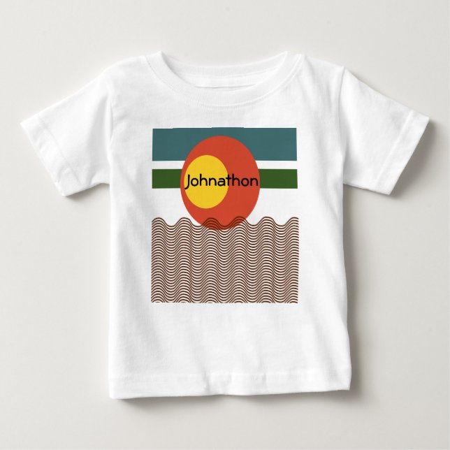 Abstract Sundown  Baby T-Shirt (Front)