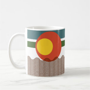 Abstract Sundown  Coffee Mug