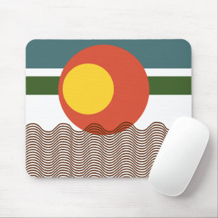 Abstract Sundown  Mouse Pad