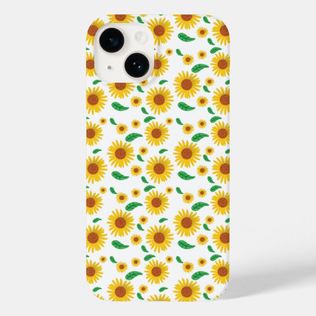 Abstract Sunflower  Case-Mate iPhone Case (Back)