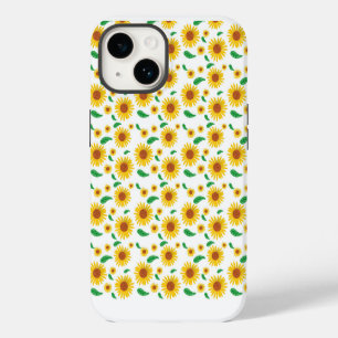 Abstract Sunflower iPhone 14 Case