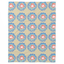 Abstract Sunflower Tile Background