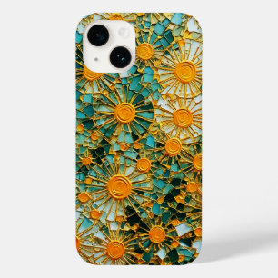 Abstract Sunflowers 102 Case-Mate iPhone 14 Case