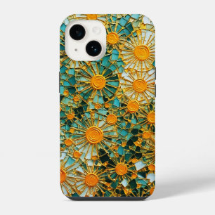 Abstract Sunflowers 102 iPhone 14 Case