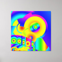 Abstract Sunflowers  Canvas Print