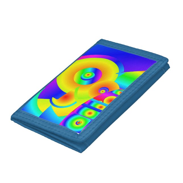 Abstract Sunflowers  Trifold Wallet (Bottom)