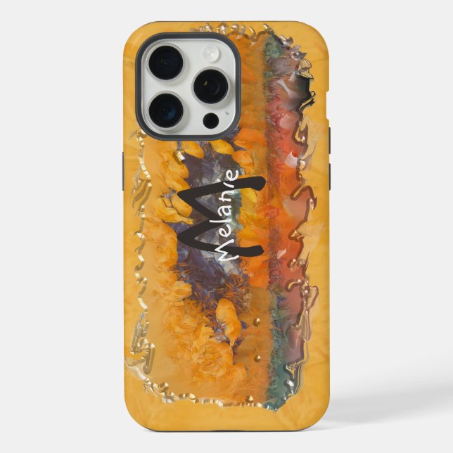 Abstract Sunset 0612 Iphone Case (Back)