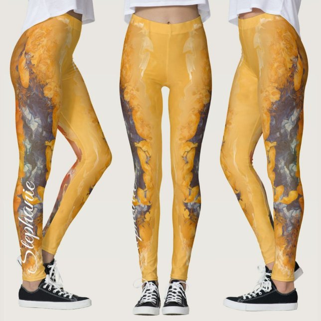 Abstract Sunset 0612 Leggings (Creator Uploaded)