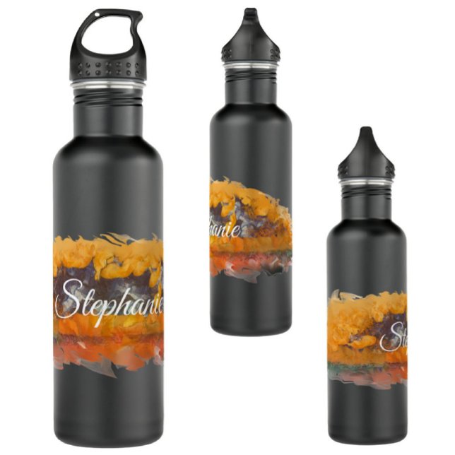 Abstract Sunset 0612 Stainless Steel Water Bottle (Creator Uploaded)